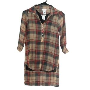 Bonnie Jean Plaid Fall Dress Tunic Girls 7